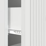 Drawer Cabinet High Gloss White 33 x 34.5 x 90 cm 893929