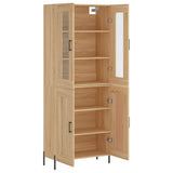 Highboard Sonoma Oak 69.5x34x180 cm Engineered Wood 3198348
