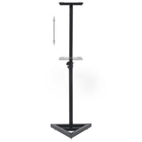 Studio Monitor Speaker Stands 2 pcs Black Steel 70083