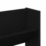 Shoe Cabinet 2 pcs Black Oak 83 x 18 x 60 cm Engineered Wood 875027