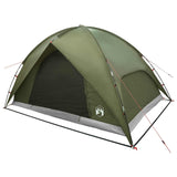 Camping Tent with Rainfly Water-resistant Dome Olive Green 42029005