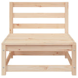 Garden Sofa 2-Seater Solid Wood Pine 837942