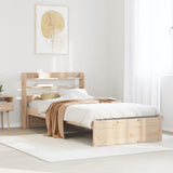 Bed Frame with Headboard without Mattress 75x190 cm 3306720