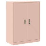 Storage Cabinet 2 pcs Pink 80 x 40 x 175 cm Steel Lockable 3438736