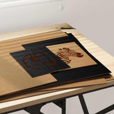 Decor Panels 50 pcs Black Oak 40 x 60 x 0.27 cm Engineered Wood 885602