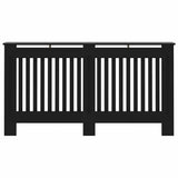 Radiator Cover Black 152x19x81.5 cm Engineered Wood 288177