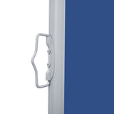 Retractable Side Awning Blue 160x600 cm 317998