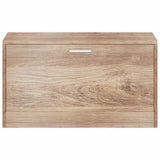 Shoe Storage Bench Oak 80x24x45 cm 243049