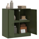 Sideboard Olive Green 67x39x73 cm Steel 841677