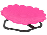 Flower-Shaped Sensory Spinning Chair with Non-Slip Base for Balance/Coordination, Pink T3398P378988