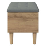 Storage Bench with Cushion Artisan Oak 82 x 42 x 46 cm 8017742