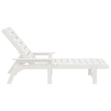 Sun Lounger 2 pcs White 195.5 x 53 x 98.5 cm Polyethylene 3335850