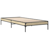 Bed Frame without Mattress Sonoma Oak 100x200 cm 845027