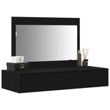 Dressing Table Black 100 x 40 x 70 cm Engineered Wood 865209