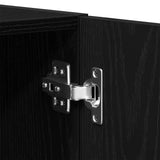 Wall Cabinet Black oak 70 x 42.5 x 40 cm Engineered Wood 869152