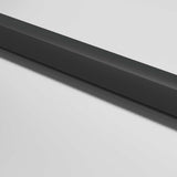 Interior Door Slim Black 93x201.5 cm Tempered Glass&Aluminium 155121