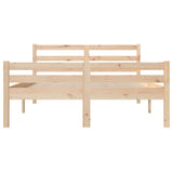 Bed Frame without Mattress Solid Wood 140x190 cm 814799