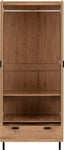 ZNTS Leon 2 Door 1 Drawer Wardrobe 100-101-199