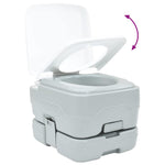 Portable Camping Toilet Grey and white 41.5 x 36.5 x 30 cm 42001438