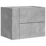 Wall-mounted Bedside Cabinets 2 pcs Concrete Grey 45x30x35 cm 848332