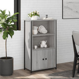 Highboard Grey Sonoma 62x32x103.5 cm Engineered Wood 834218