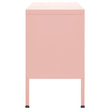 TV Cabinet Pink 105x35x50 cm Steel 336229