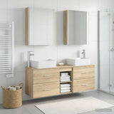 Bathroom Furniture Set 5 pcs Sonoma Oak 3406849