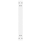 Dining Table Legs 2 pcs White 80x cm Steel 4012729