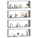 Wall Cube Shelves 4 pcs Grey Sonoma 80x15x26.5 cm Engineered Wood 815919