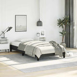 Bed Frame without Mattress Black 100x203 cm Twin XL Faux Leather 346930