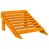 Garden Chair Orange Solid fir wood Large Detachable 315918