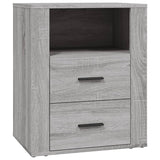 Bedside Cabinet Grey Sonoma 50x36x60 cm Engineered Wood 816734