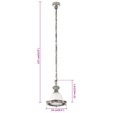 Pendant Lighting 24x24x137 cm Aluminium 357842