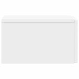 Wall-Mounted Side Table 2 pcs White 34.5 x 33 x 20 cm 898766