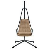 Hanging Egg Chair Folding Taupe 94 x 107 x 196.5 cm Steel 42003853