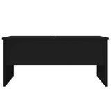 Coffee Table Black 102x50.5x46.5 cm Engineered Wood 809720