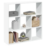 Room Divider Bookcase White 102x29x103.5 cm Engineered Wood 858048