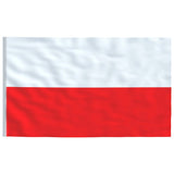 Poland Flag and Pole 6.23 m Aluminium 3147103