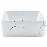 Countertop Basin White Rectangular 46x35.5x13 cm Ceramic 155075