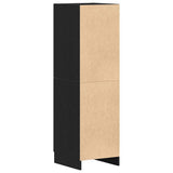 Kitchen Cabinet Black 38x41.5x131.5 cm Engineered Wood 860113