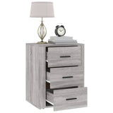 Bedside Cabinet Grey Sonoma 50x36x60 cm Engineered Wood 816718