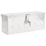 Storage Box Silver 50x15x20.5 Aluminium 152246