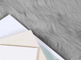 Faux Sheepskin Rug TAFALLA Grey 240 x 340 cm Polyester 42021530