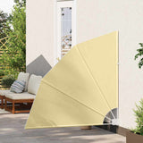 Balcony Privacy Screen 140 x 140 cm Polyester Sand 42000929
