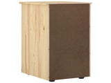 Cabinet Brown 34 x 39 x 61.5 cm Solid Pine Wood 42032390
