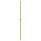 Interior Door Slim Golden 76x201.5 cm Tempered Glass and Aluminium 155144