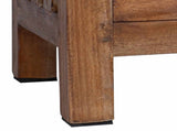 Bedside Table Brown 41 x 30 x 50 cm Solid Mahogany Wood 42012386