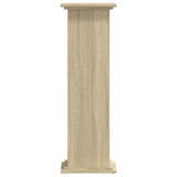 Plant Stand Sonoma Oak 33x33x100 cm Engineered Wood 852980