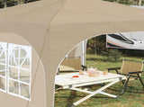 Pop-up Party Tent 290 x 290 x 245 cm Cream 42019856