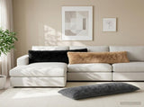 Cushion with Pillow HEERLEN 2 pcs Anthracite PV Fleece 926316
